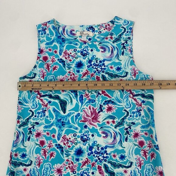 Aryeh Women's Size Small Nautical Preppy Nylon Dress Sleeveless - Picture 7 of 9